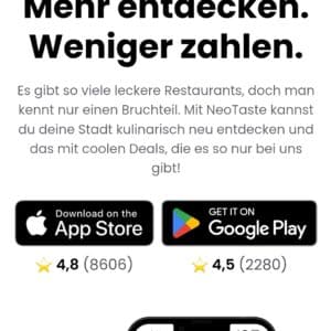 NeoTaste jetzt 3 Monate gratis Testen * nur für Neukunden*