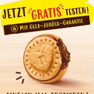 nutella biscuits gratis testen: 22er oder 12er Packung! Ab 05.05.2025! 😋