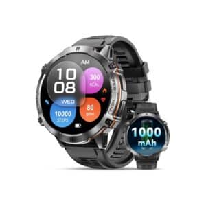 Günstige Smartwatch: Oukitel BT13 für 49,99€ (statt 99,99€) - mit Herzfrequenz, Oxymetrie & Schlafüberwachung