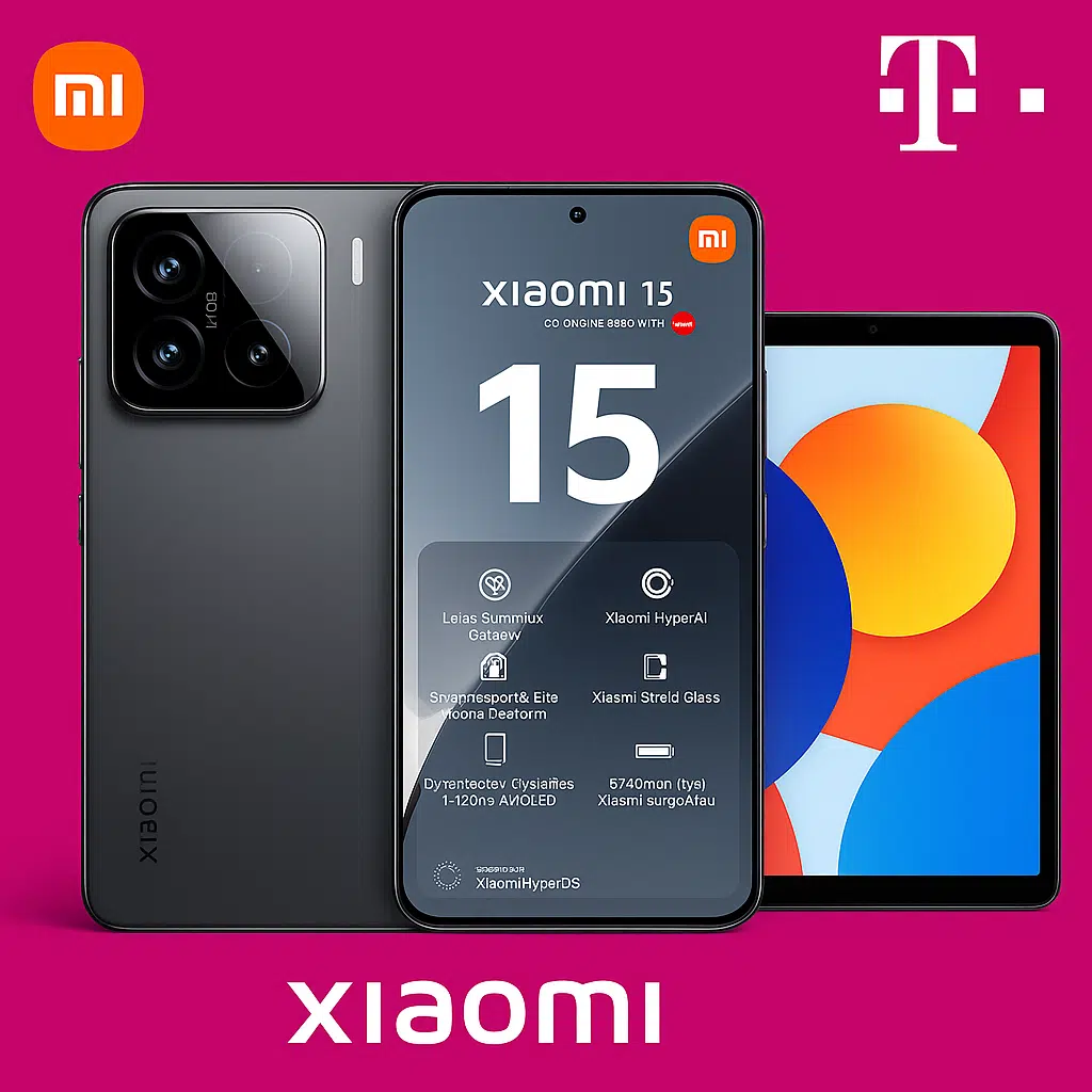 Thumbnail SCHNELL! 269€ Ersparnis 😱 Xiaomi 15 (512GB) für 99€ + GRATIS: Tablet + 20GB 5G Telekom Allnet für 19,99€/Monat + 50€ Wechselbonus (freenet Telekom)