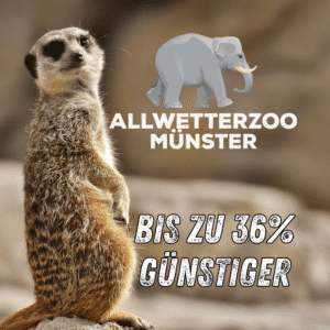 🐾 Wildtier-Abenteuer für die ganze Familie – Allwetterzoo Münster schon ab 15,95 € statt 27,90 €! 🎟️