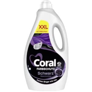 Coral Farbschutz Schwarz Waschmittel Flüssigwaschmittel für Farben 3L für 7,64€(statt 11,99€)