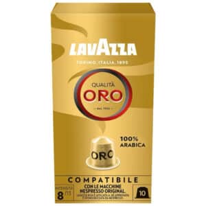 Lavazza Qualità Oro, Arabica-Bohnen mit fruchtig-floralem Geschmack, 10 Nespressokapsel für 2,89€(statt 3,79€)