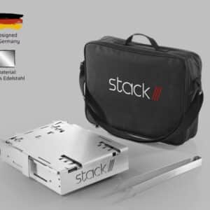 STACK - Grill und Feuerstelle in einem / kleiner, handlicher und mobiler Grill inkl. Transporttasche für 49,99€(statt 99,99€)