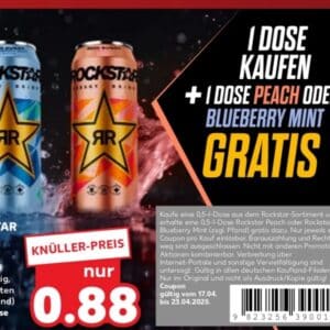 Rockstar für 44 Cent pro dose