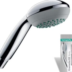 hansgrohe wassersparender Duschkopf Crometta 85, Sparduschkopf 6l/min, Chrom für 13,99€ (statt 19,32€)