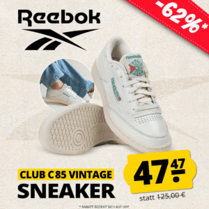 Reebok Club C 85 für 52,42€ inkl. Versand (statt 60€)