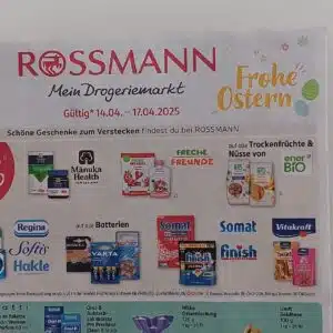 vom 14.-17.04.2025 20% Rabatt auf Nüsse🌰🥜und Trockenfrüchte🍇🥭🍌von enerBio (Rossmann)