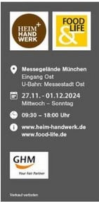 Kostenlose Eintrittskarten für die Heim & Handwerk Messe 2025