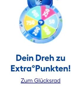 Bis zu 750 Extrapunkte durch Glücksrad drehen in der Payback Spielewelt