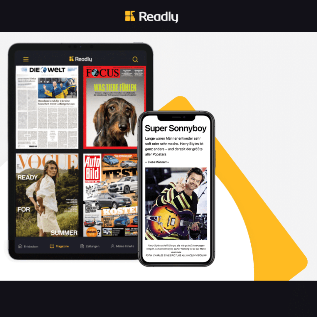 Thumbnail 📰 Readly: 75 Tage kostenlos - Computer Bild, Sport Bild, Auto Bild, Men's Health uvm.