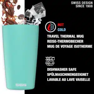 SIGG - Kaffeebecher Neso Pure Ceram mit Tritan-Deckel 0,4L für 15,48€(statt 26,99€)