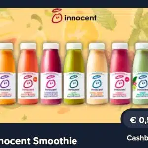 50 ct Cashback auf Innocent Smoothies [Marktguru]