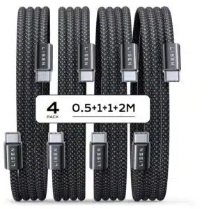USB C Kabel 60W LISEN [4er Pack, 0,5M 1M 1M 2M] für 5,59€ statt 7,99€