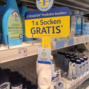2 Penaten Produkte kaufen und 1× Socken Gratis erhalten