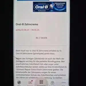 Oral B Zahncreme 1&#043;1 Gratis