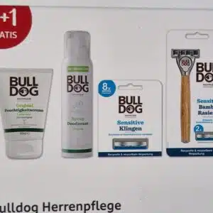 Bulldog Herrenpflege 1&#043;1 Gratis