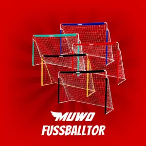 MUWO Fußballtor aus Stahl 240 x 150cm für 32,54€ (statt 58€)