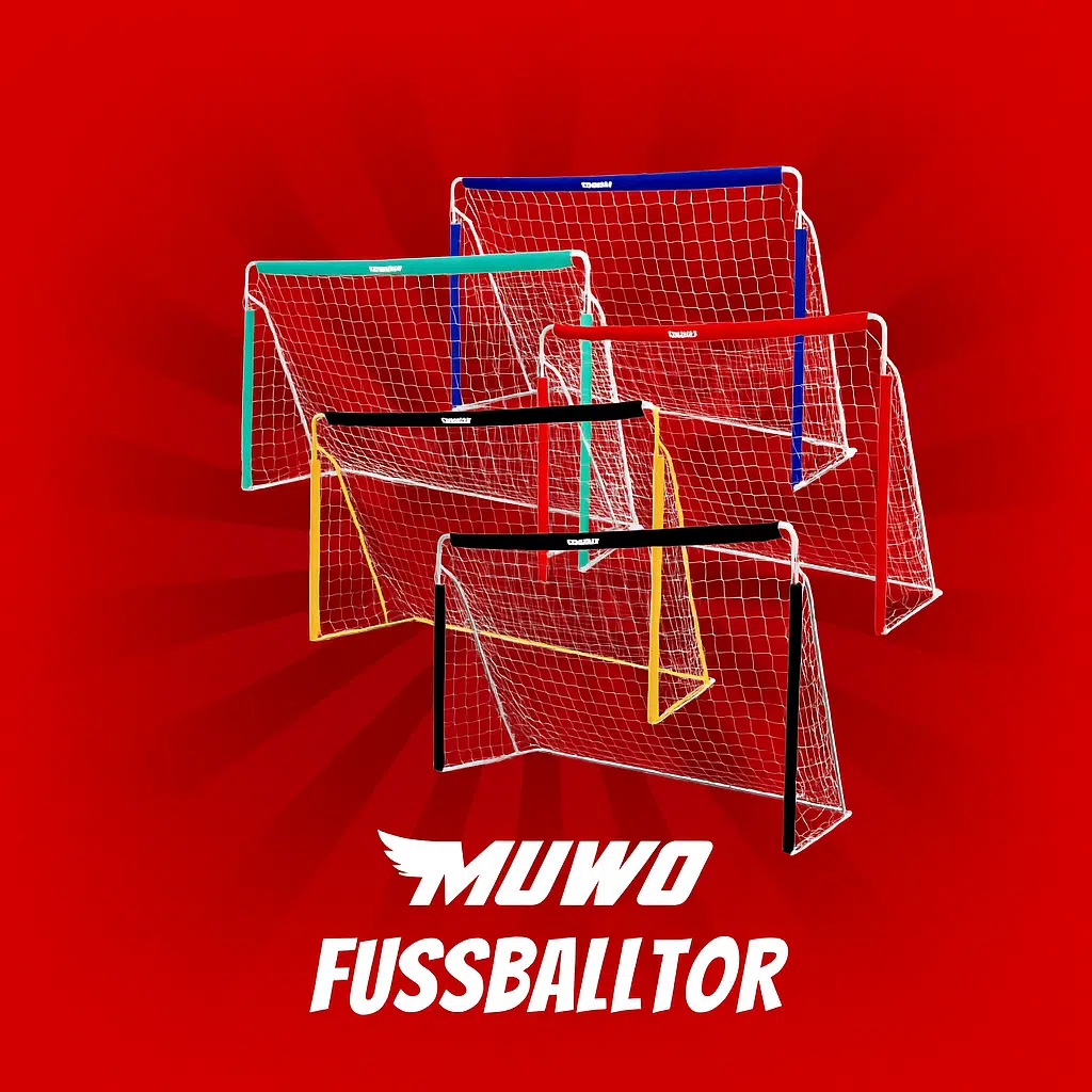Thumbnail MUWO Fußballtor aus Stahl 240 x 150cm für 32,54€ (statt 58€)