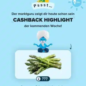 ? Cashback auf grünen Spargel [Marktguru]