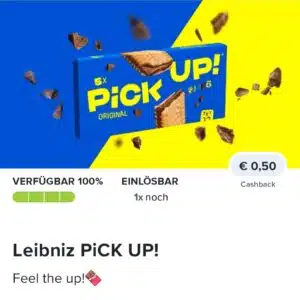 0,50€ Cashback auf Leibniz PiCK UP! - Marktguru