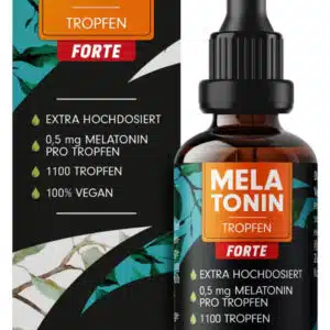 Melatonin Tropfen FORTE mit je 0,5 mg pro Tropfen 30ml für 6,34€(statt 14,95€)