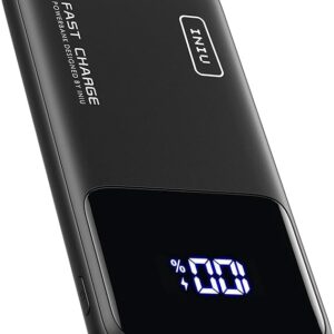 INIU Power Bank, Slimmest Fast Charging Powerbank klein Aber Stark 10000mAh USB C Input&Output, PD3.0 QC4.0 Externe Handyakkus 22.5W, kompatibel mit iPhone 16 15 14 13 12 Pro Max Samsung S21 iPad