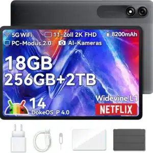 Blackview Tab9 WiFi 256GB Blau & Grau