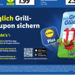 heute 2für1 Ciabatta/Bauernbaguette/Fladenbrot- &#034;Täglich Grill-Coupon sichern&#034; in der Lidl Plus App (12.-18.05.2025)