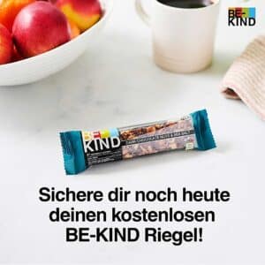 Be-Kind Riegel gratis per Post erhalten