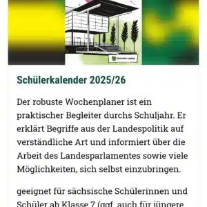Gratis Schülerkalender 2025/2026 bestellen