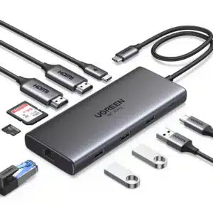 UGREEN Revodok Pro 210 USB C Docking Station Dual HDMI 10 IN 1 USB C Hub 2 HDMI in grau für 37,99€(statt 46,99€)