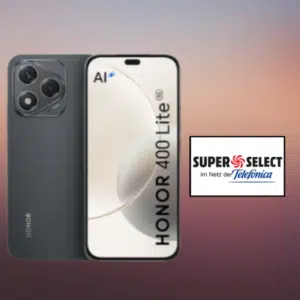Eff. GRATIS! 😎 Honor 400 Lite (256GB) für einmalig 1€ + 25GB 5G/LTE Allnet + 30€ Wechselbonus für nur 9,99€/Monat (Super Select S On)