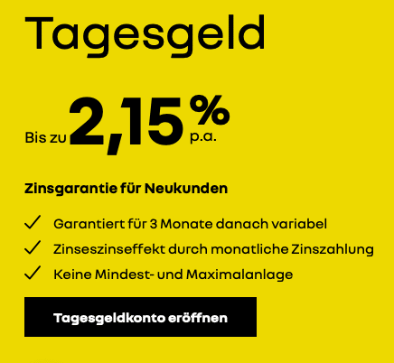 Thumbnail Renault Bank Tagesgeld: bis zu 2,15% p. a. für Neukunden 🤑 Festgeld: bis zu 2,40% p.a.