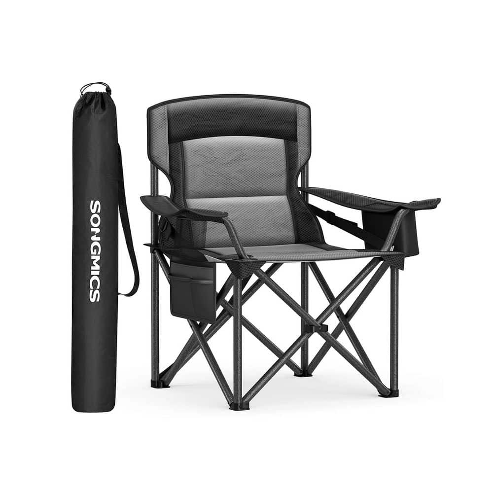 Thumbnail SONGMICS Campingstuhl mit Getränkehalter und Schaumstoffpolsterung für 30,99€ (statt 40€)