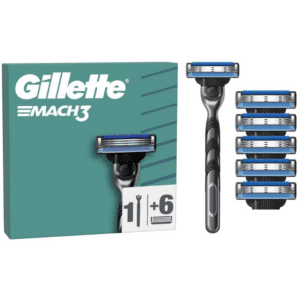 🪒 Gillette Rasierer Mach3 inkl. 6 Klingen für 12,69€ (statt 21,41€)
