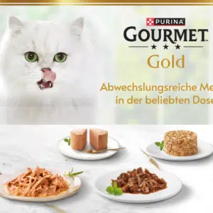 12x für 4,80€ 🐱 Gourmet PURINA GOURMET Gold - Geschmack: Truthahn