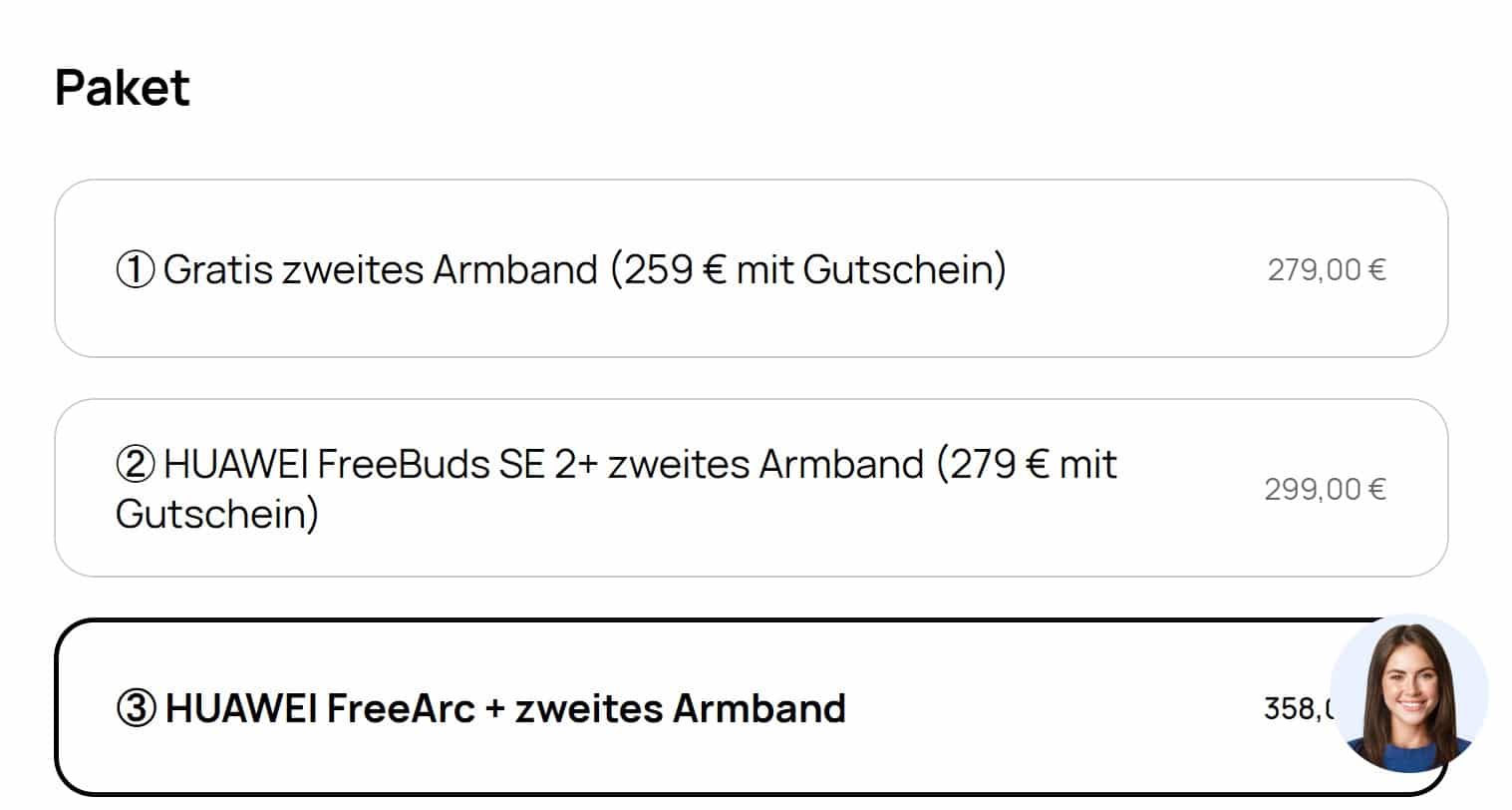 Angebots-Paket 3 bei Huawei