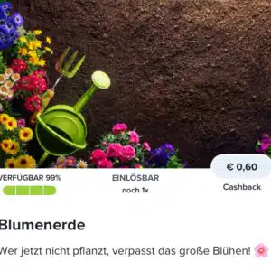 60 Cent Cashback auf Blumenerde 🌼🌷mit Marktguru