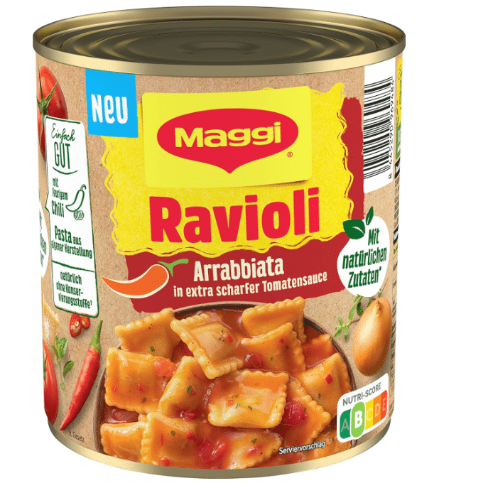 Thumbnail 🌶️ MAGGI Ravioli Arrabbiata 6x 800g für 11,61€ (statt 17,94€)