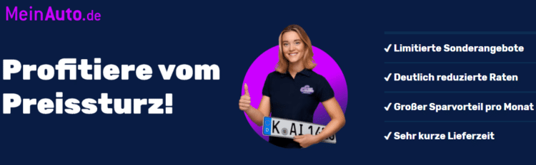 Meinauto Leasing-Preissturz