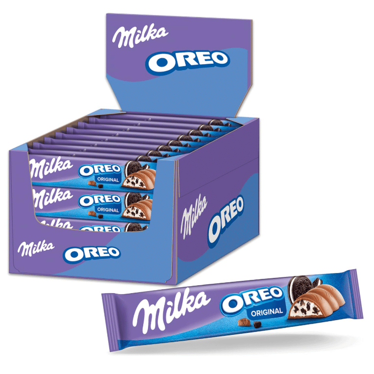 Thumbnail 💜 Milka Schokladen Riegel Oreo 36 Stück für 12,99€ (statt 22,97€)