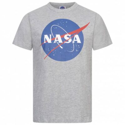 NASA Circle Logo Herren T-Shirt Grau