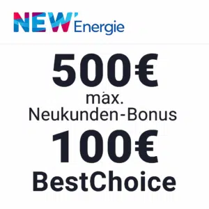 🚨Wieder da! Bester Strom- und Gas-Deal Deutschlands!⚡️bis 500€ Bonus (!) + 100€ BestChoice Gutschein + supergünstige kWh-Preise!!!