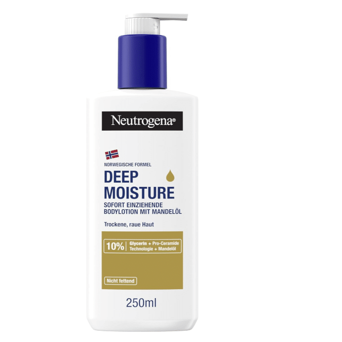 Thumbnail Neutrogena Bodylotion Deep Moisture Mandelöl für 3,40€ (statt 4,45€)