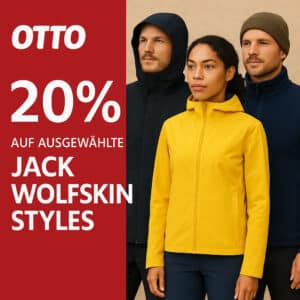 🐺 OTTO: 20% extra auf Jack Wolfskin - auch auf Sale! z.B. Wanderschuh Sunset Hike Texapore für 71,99€ (statt 90€)