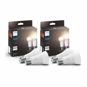 4x Philips Hue White E27 Lampe Bluetooth für 45,27€ (statt 60€)