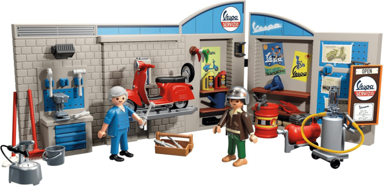 Playmobil Cars 60s Vespa Garage