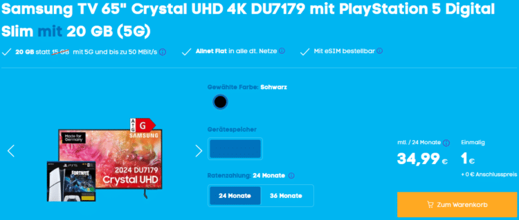 Handytarif Blau Allnet M im o2-Netz
