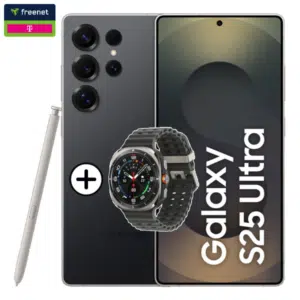 Samsung Galaxy S25 Ultra (256GB) für 179€ + 60GB LTE/5G Allnet für 49,99€/Monat + 50€ Wechselbonus + optional Galaxy Watch Ultra für 149€ (freenet Telekom Allnet)
